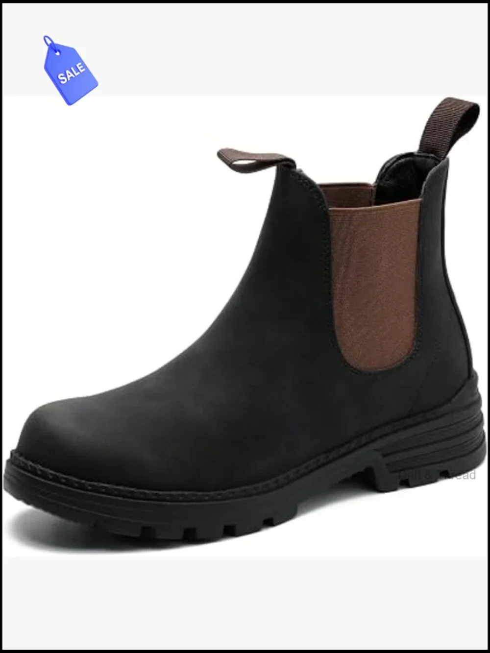 Women's Chelsea Ankle Hiking Boots Waterproof Slip-Resistant